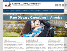 Tablet Screenshot of caregiving.org